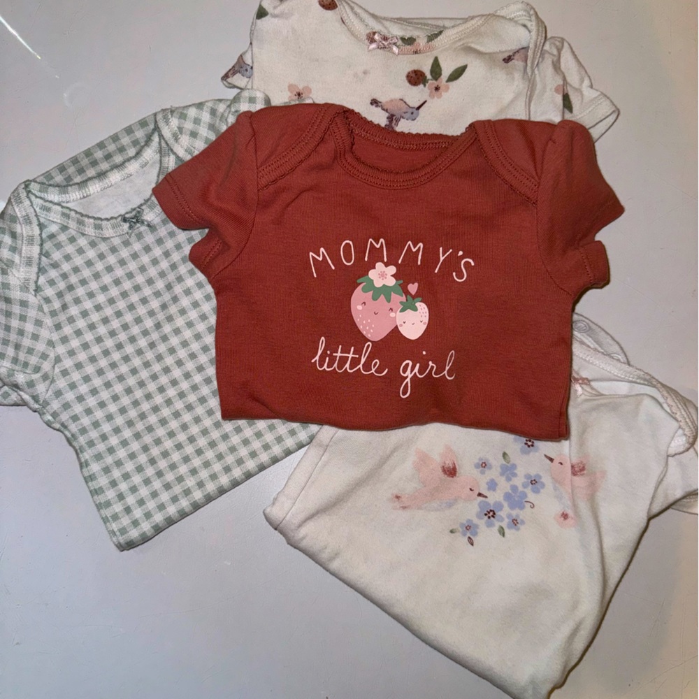 Carter’s Hummingbird Theme Pack of 4 Onesies